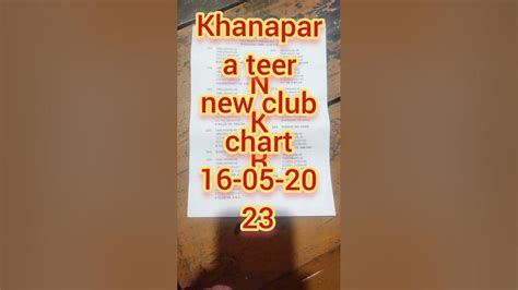 khanapara teer chart